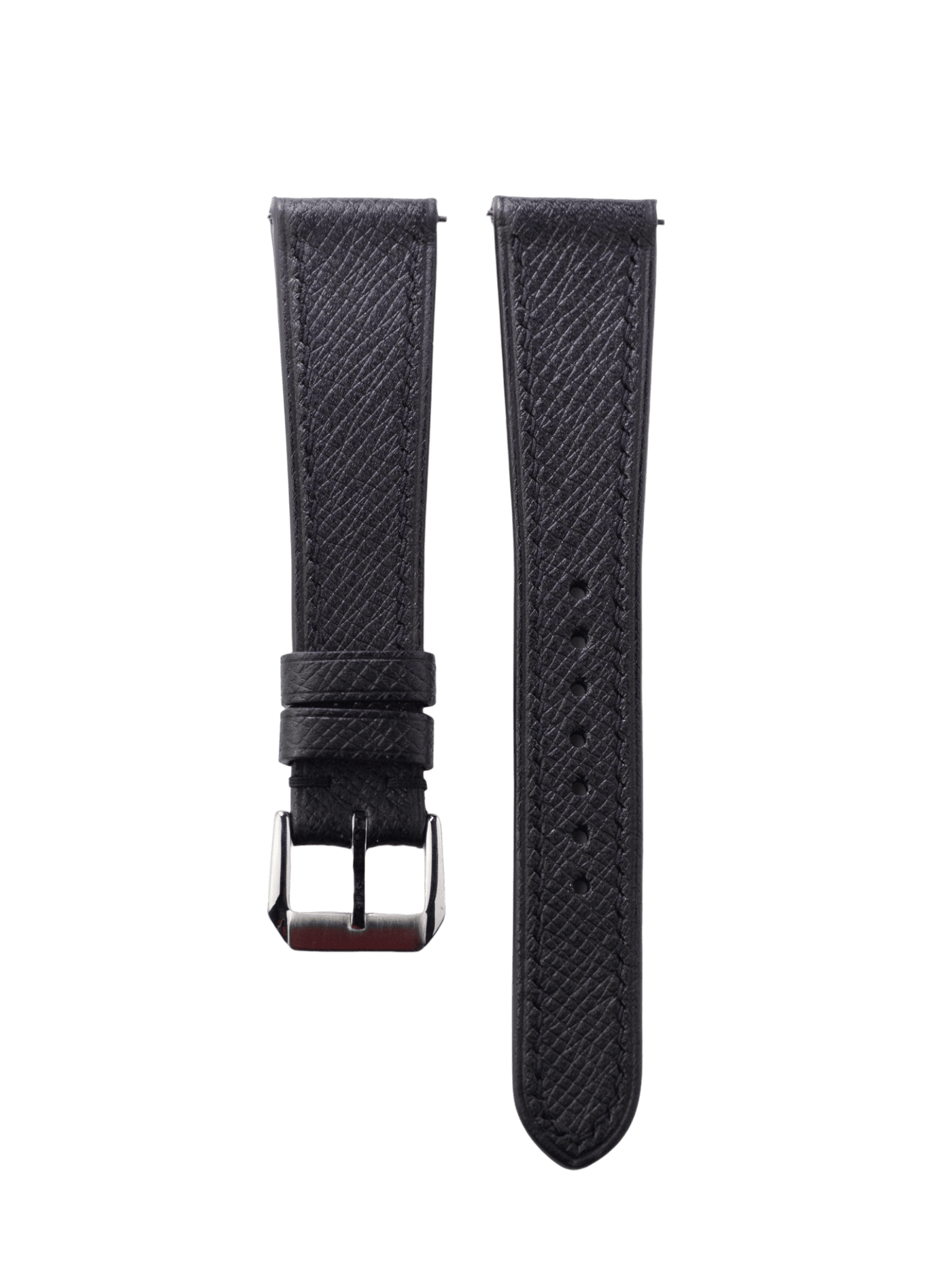 Elegantia Black Watch Band - Leather Merchant