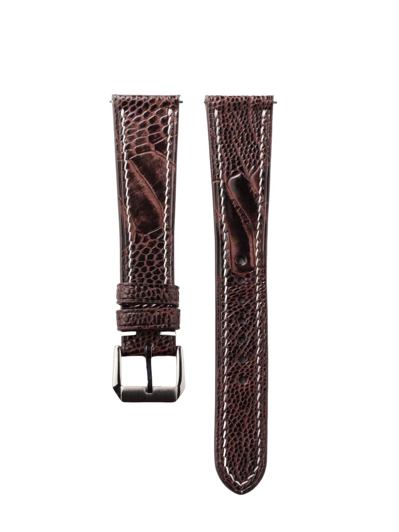 Fast Bird Dark Brown Watch Band - Leather Merchant