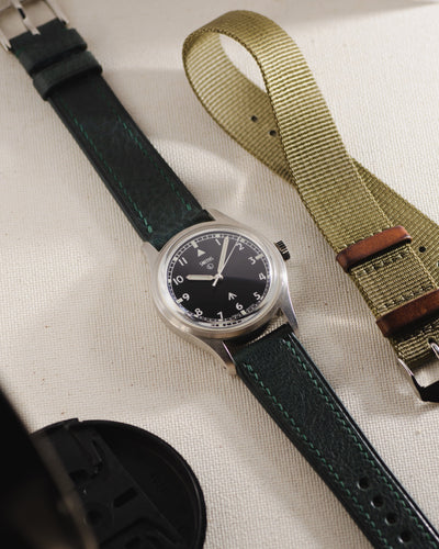 Vitello  Green Watch Band - Leather Merchant 