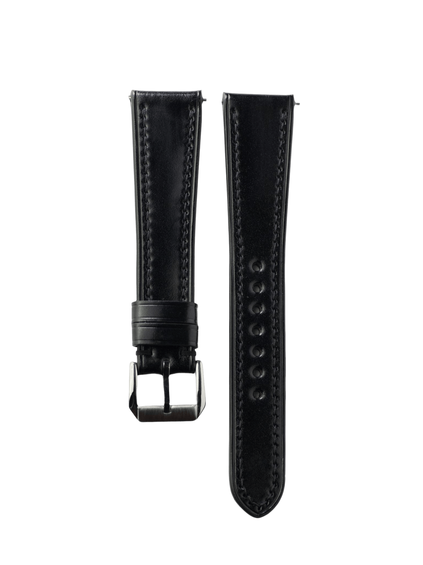 Brillante Black Watch Band - Leather Merchant