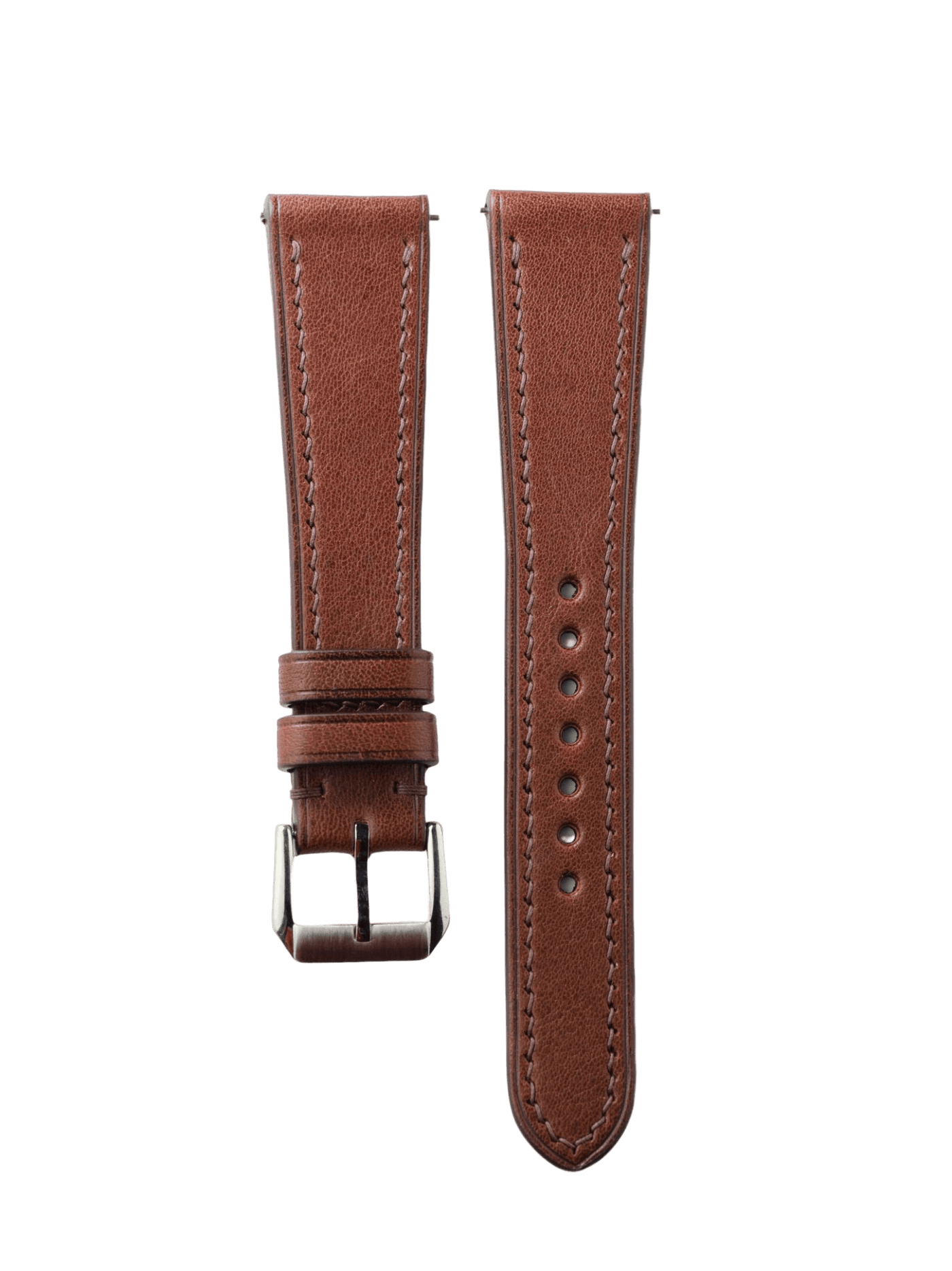 Vitello Dark Brown Watch Band - Leather Merchant