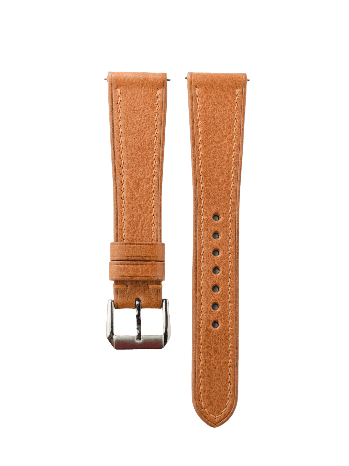 Vitello Light Brown Watch Band - Leather Merchant